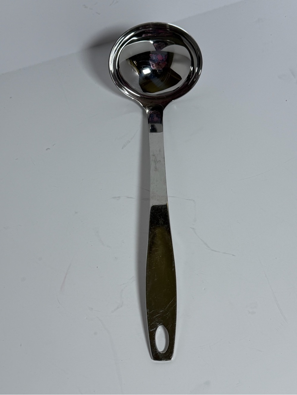 Oneida 18/8 Stainless Steel Soup Ladle with Hanging Hook – Heavy Duty Serving